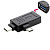 Перех OTG двойной (штекер micro USB+ штекер Type-c - гнездо USB)