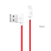 Шнур USB 2.0 - microUSB B 5P 1.2м UPM10 красный
