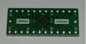 Переходник QFN24 4x4 шаг 0,5мм и 5x5 шаг 0,65мм на DIP24