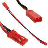 2pin JST extension leads 22AWG 10см