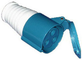 Розетка 223 2P+PE 32A 220В IP44 ЭКФ