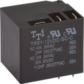 Реле TR91-12VDC-SC-C-R 12V/30A (5+3 конт)