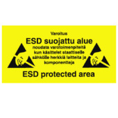 Знак ESD PROTECTED AREA