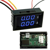 Ампер-вольтметр постоян. тока DC0-100V 0-10A Blue