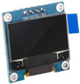 Экран 0.96" 128х64 OLED БЕЛЫЙ  I2C