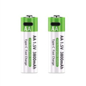 ACC AA (2500mAh) 1.5V с преобразователем, встроеное ЗУ Type-C