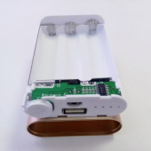 Корпус Power Bank для 3-х аккум. 18650 алюминий