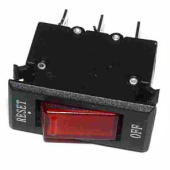 KGZ-06/N RED 15A  Кнопка-автомат защиты по току