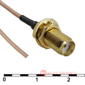 END-SMA-J 26см Разъем-переходник ВЧ 