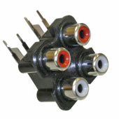 Разъем акуст. RCA-407 гнездо на плату