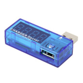 мини USB метр LED 4 разряда , напряжение, ток