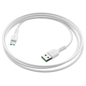 Шнур USB 2.0 - microUSB B 5P 1,0м Hoco X33 Surge Flash 4A (бел)