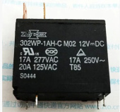 RELAY 302WP-1AH 12VDC