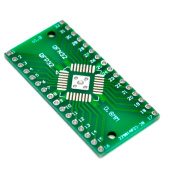 Переходник QFP32 на DIP32 с заземлением TQFP LQFP EQFP 0.8mm