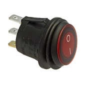 SB040 RED IP65 on-off ф20.2mm 220v