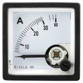 Амперметр 30А 50Гц (48х48)