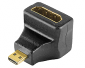 Перех HDMI гн - HDMI micro шт угловой