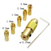 MC235 патрон цанговый с набором цанг 0.5-3.0mm