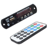 Модуль MP3+ WAV+WMA+FM c пультом ДУ 12v