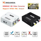 Перех HDMI2AV видео конвертер HDMI-RCA AV поддержка HD 1080 P NTSC PAL