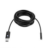 Эндоскоп камера водонепроницаемый с LED подсветкой L=1.5м, HD, 0,3 Мр. D=7мм.