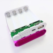 Корпус Power Bank для 4-х аккум. 18650 алюминий