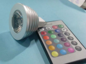 Лампа светодиодная 3W 12V MR16 RGB