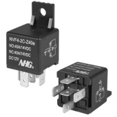 Реле NVF4-2-C-Z-40/40-A-DC12V-1.6 12V/40A (5 конт + флажок)
