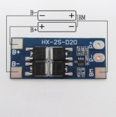 Контроллер заряда-разряда для Li-ion батарей, 2 ячейки, до 20А HX-2S-D20
