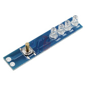 Индикатор LED заряда Li-ion аккумуляторов 3,7В