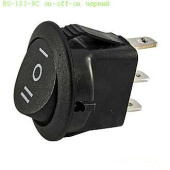 RS-103-8C черный on-off-on