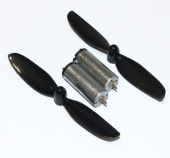 Двигатель DC3.7V 30000 об/м RC1025/DM1009A (L/Dдвиг-25/10мм, L/Dвала-8/1мм) с пропеллером