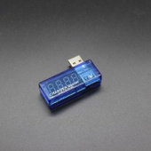 Mini Digital Voltmeter/Ampermetr USB 7V/3A 
