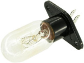 Лампа для СВЧ-печей 230V 20W (Т170) изогнутые контакты