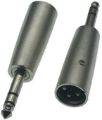 Перех шт XLR х шт 6.3 stereo