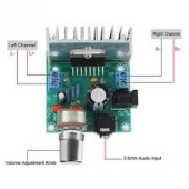 Усилитель УНЧ 2х15WT, 4-8Ом, DC9-15V, на TDA7297, "BJ-228"