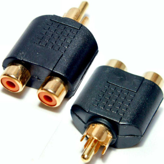 Perekhodnik-RCA-shteker-_-2RCA-gnezdo-plastik-GOLD