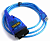 Универсальный диагностический кабель K-Line(VAG-COM 409.1)USB, + диск с програмным обеспечением