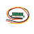 Вольтметр цифровой 0.28-3, 0-100VDC, зеленый KZY4094-3
