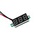 Вольтметр LED 3-х разрядн 2-х проводн 4,5-30В красный