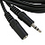 Шнур 3.5 jack - 2RCA 5m (gold)