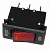 M116-B120 RED 16A  Кнопка-автомат защиты по току