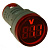Вольтметр LED DMS-135 20-500VAC красный