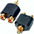 Перех шт RCA - 2 гн RCA Gold