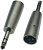 Перех шт XLR х шт 6.3 stereo